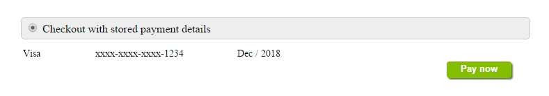 one-click checkout